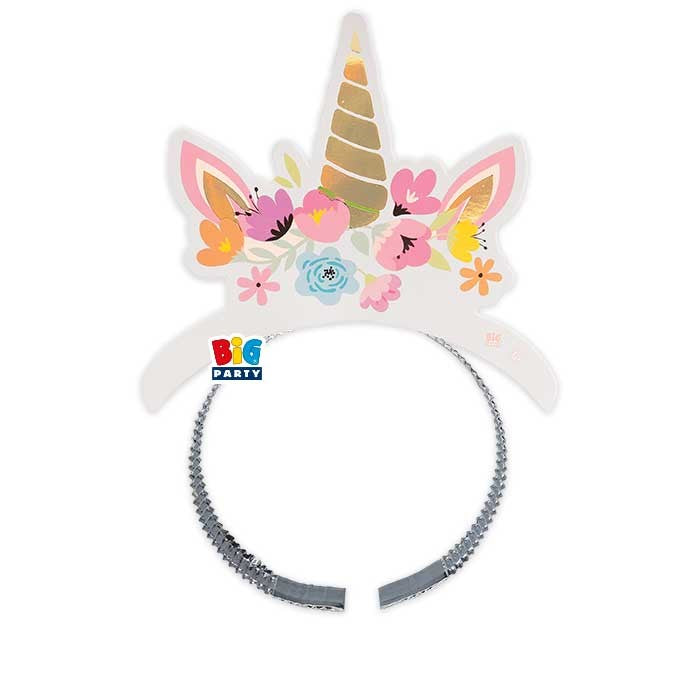 4 Headband paper Unicorn