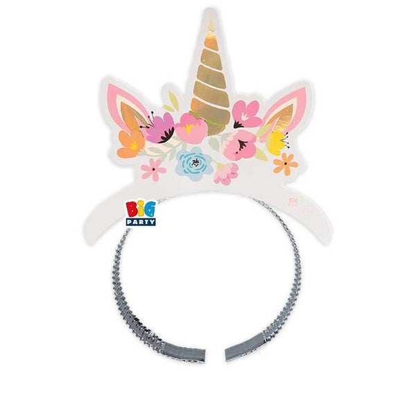 4 Headband paper Unicorn