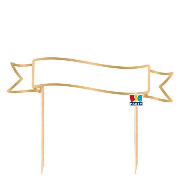 Cake Topper Banner Nastro Personalizz