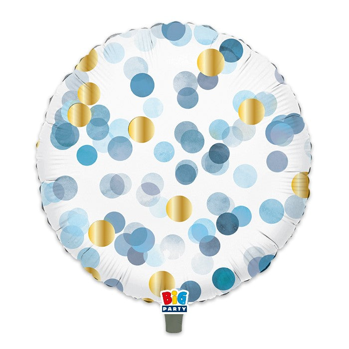 Foil Balloon Confetti Celeste