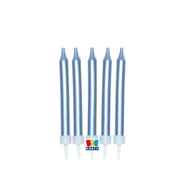 5 Candles Mini Metal Blue