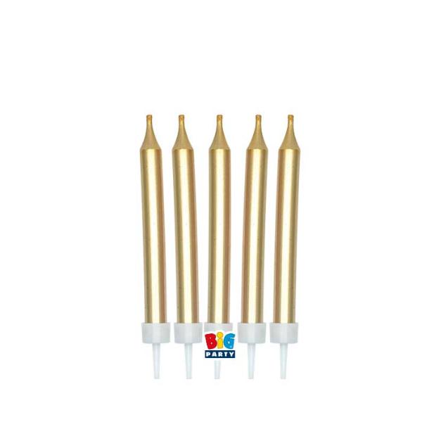 5 Candles Mini Metal Gold