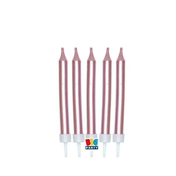 5 Candles Mini Metal Rose Gold