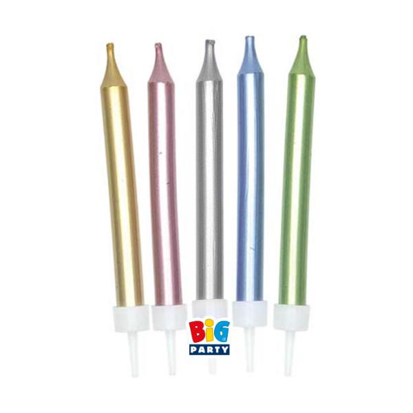 Candles Mini Metal Mix 