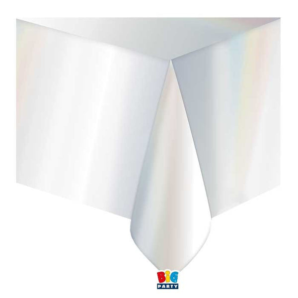 Tablecover Plastic Iridescent Metal