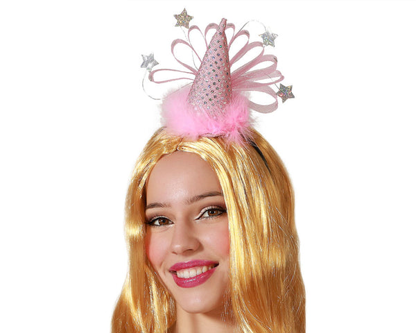 FANCY HEADBAND PINK