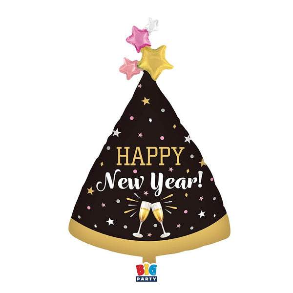 Happy New Year Cheers Foil Balloons Forma