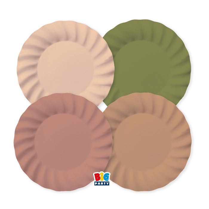 Plates Mix Wavy Boho