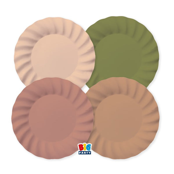 Plates Mix Wavy Boho
