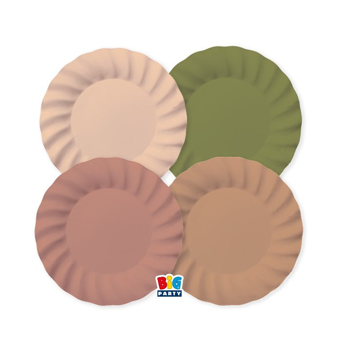Plates cm.Mix Wavy Boho