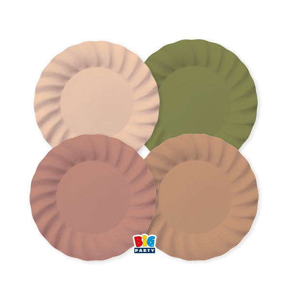 Plates cm.Mix Wavy Boho