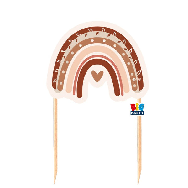 Cake Topper Boho Rainbow