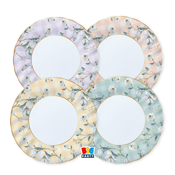 Plates Mix  Floral Vichy