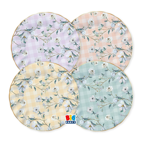 Plates Mix  Floral Vichy
