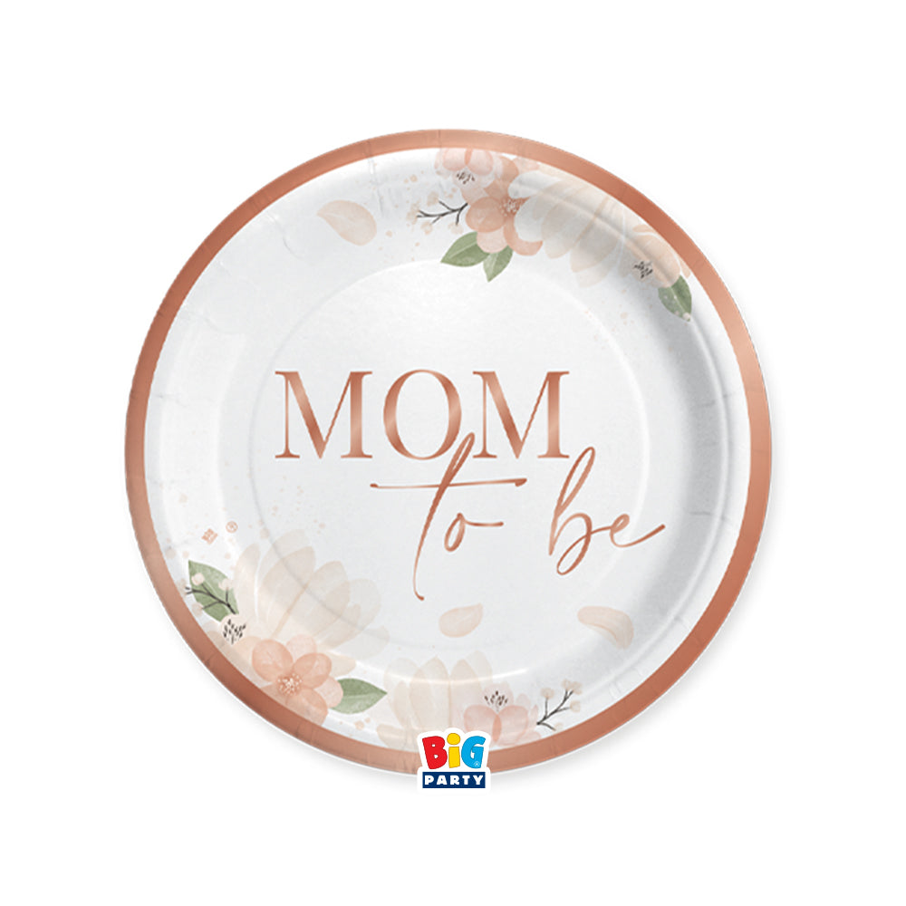 Plates Mom to be