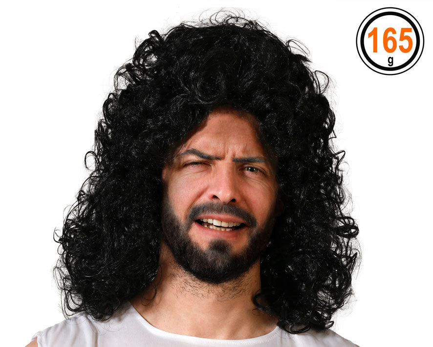 CURLY WIG BLACK