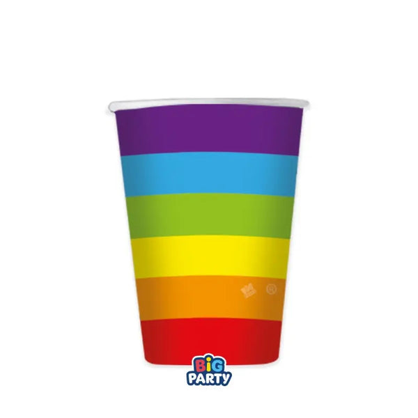 Rainbow Heart Cups