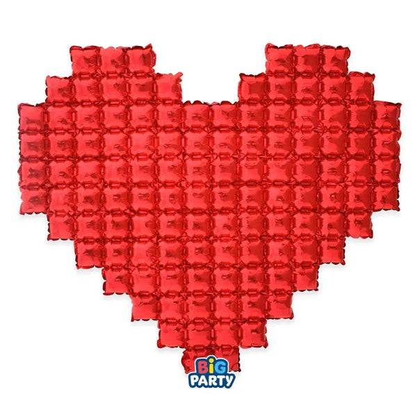 Balloon Backdrop Red Metal
