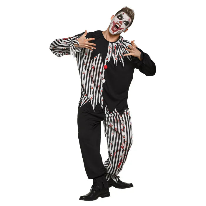 Adult costume Bloody clown S