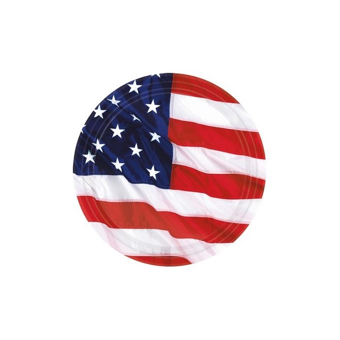 Plates 26 cm America 8 pcs