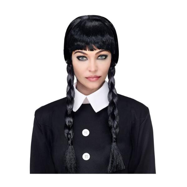 Wednesday Black Wig Adult