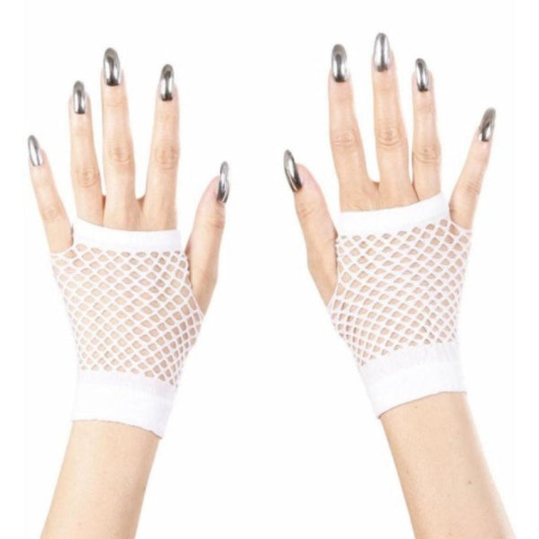 NET GLOVES WHITE