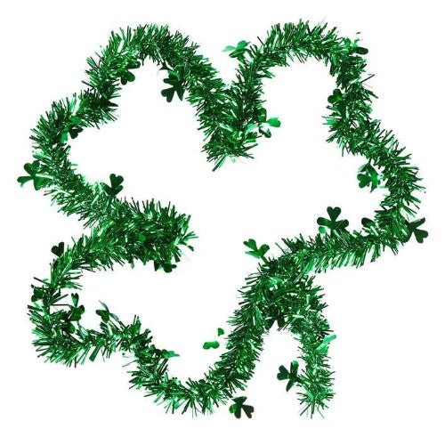 ST. PATRICK'S DAY TINSEL SHAMROCK