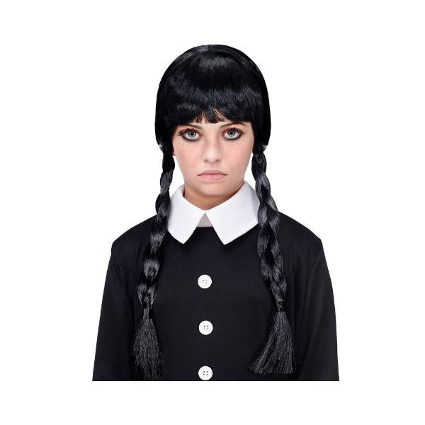 Wednesday Black Wig Kids