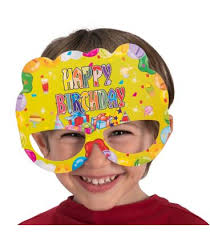 Masks Happy Birthday x 6