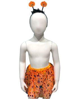 Skirt and Headband Pumpkin Set