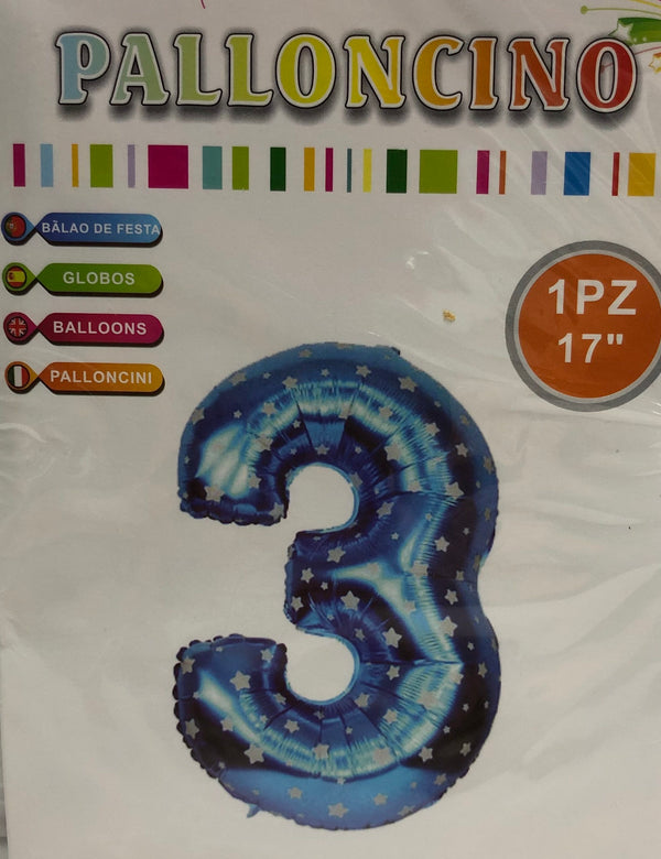 Air Filled Blue w/ stars no 3