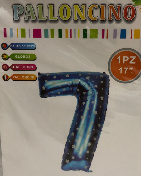 Air Filled Blue w/ stars no 7