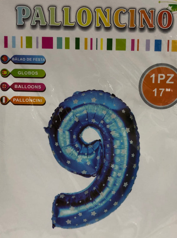 Air Filled Blue w/ stars no 9
