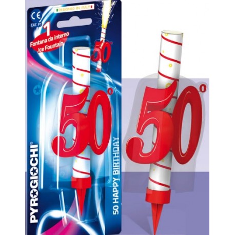 Fountain candle No. 50