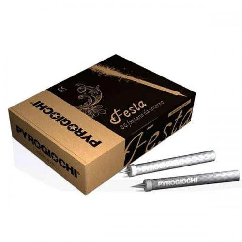Fountain candles Silver