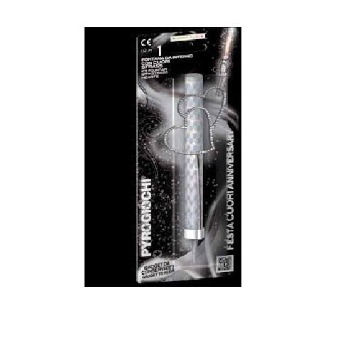 Fountain candle diamante 2 hearts