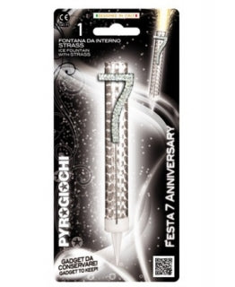 Fountain candle diamante No. 7