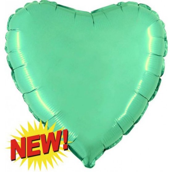 Balloon-Tiffany Green Heart