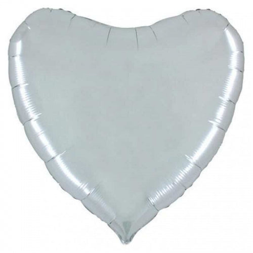 BALLOON Silver Heart