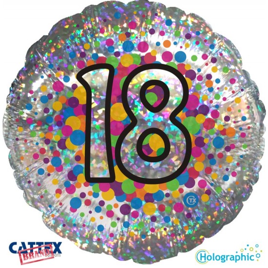 Balloon-Holographic Colourful 18