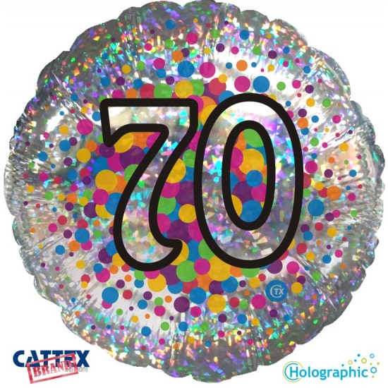 Balloon-Holographic Colourful 70