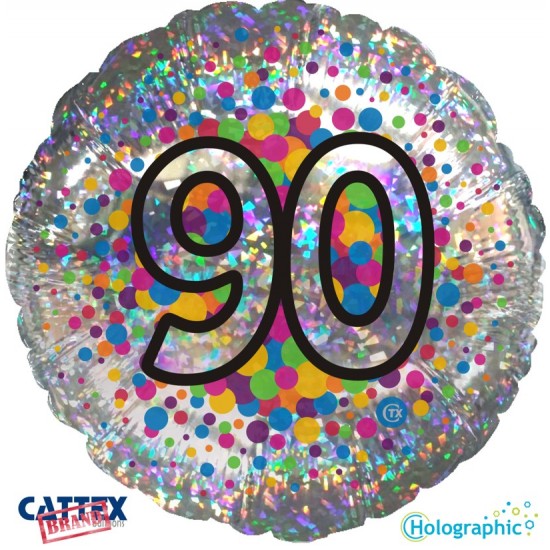 Balloon-Holographic Colourful 90