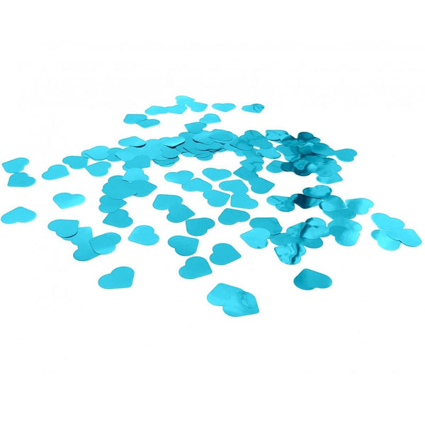 Confetti hearts, Blue