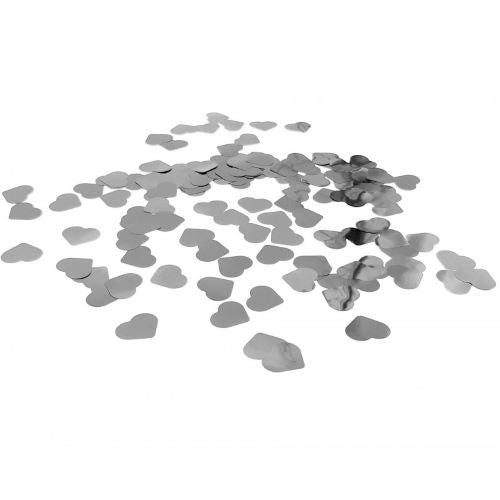Confetti hearts, Silver