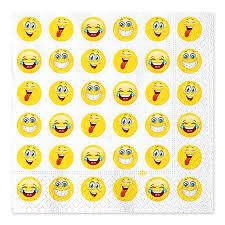 Emoticons napkins big