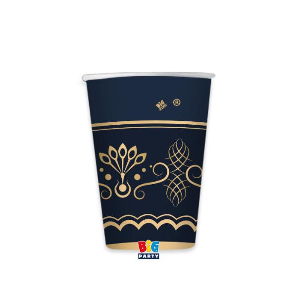 Cups Royal Blue Gold