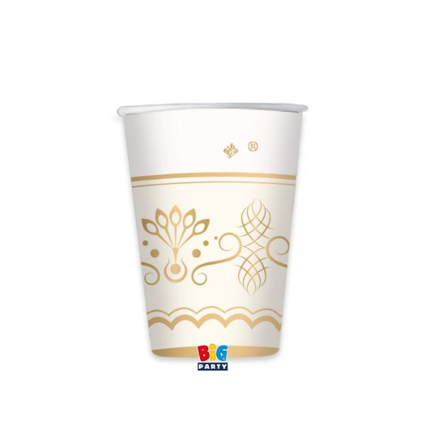 Cups Royal Ivory Gold
