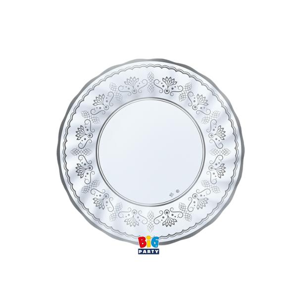 Paper Plates Royal Silver