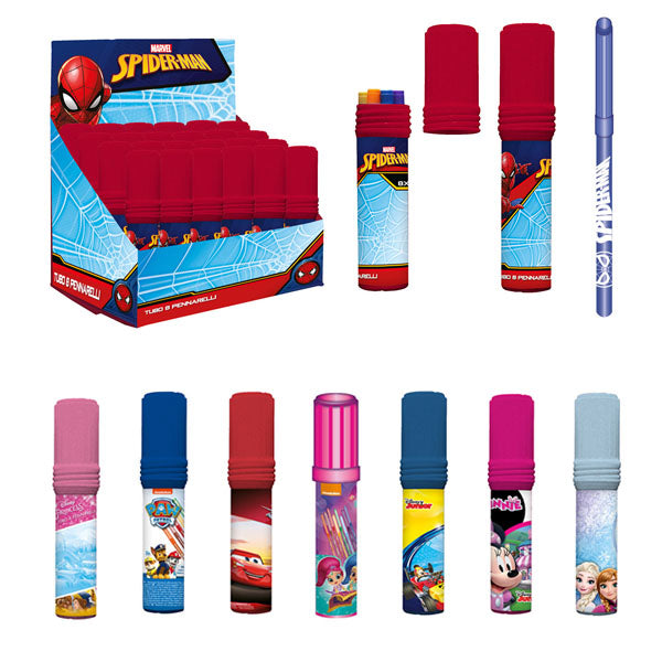 Colouring Pens in a Tube Mickey