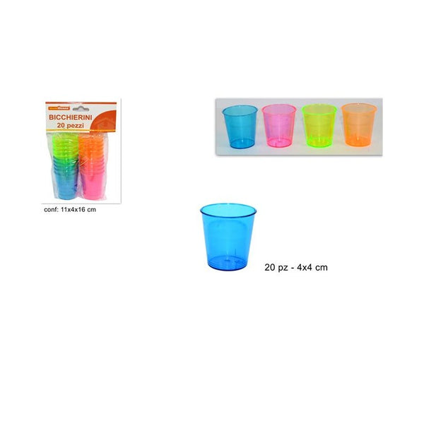Shot Glass, Ass. Colour